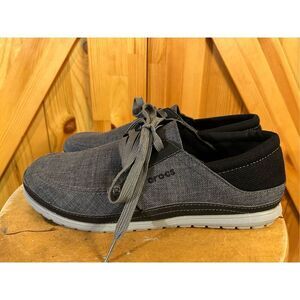 Crocs Santa Cruz Playa Gray Comfort Loafer Men's Size 9